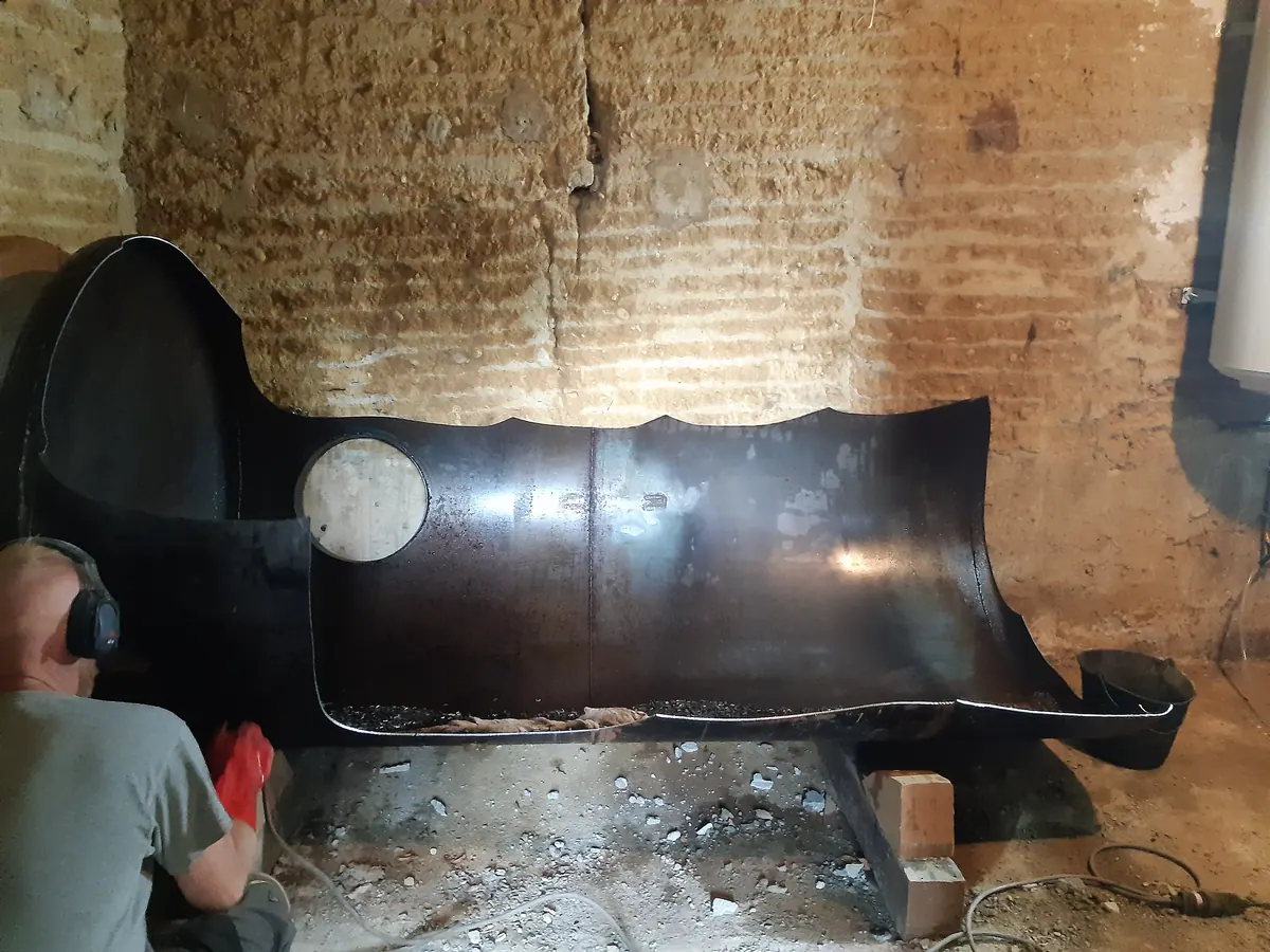 Découpe de la cuve