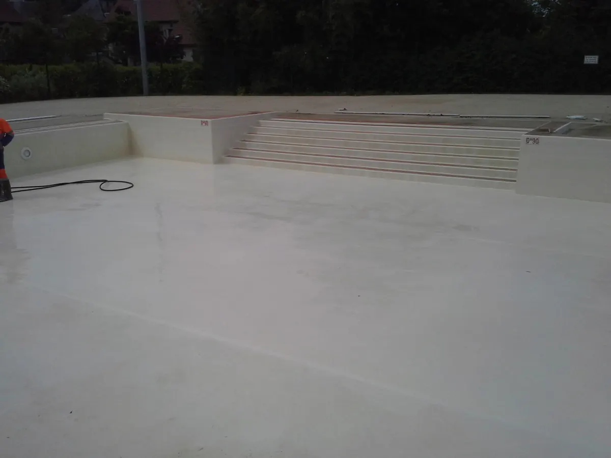 Piscine après travaux