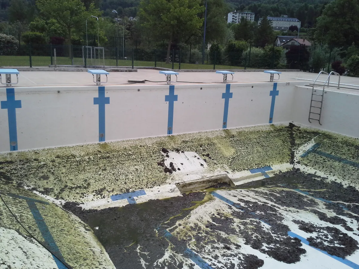 Piscine avant travaux